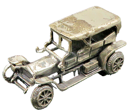 925 Sterling Silver  Vintage Dark Tone Old Fashioned Car Trinket  TR2803