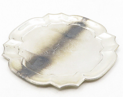 MMA 925 Sterling Silver  Vintage Oxidized Detail Petite Dish Tray  TR1589