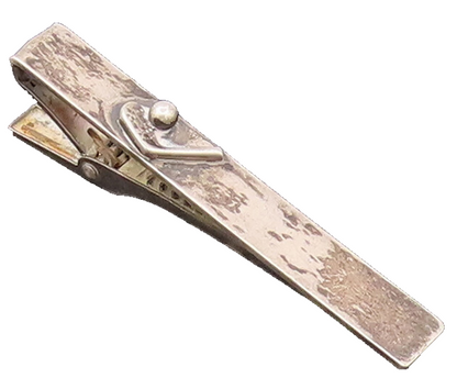 KREISLER 925 Silver  Vintage 3D Carved Hokey Stick & Ball Tie Pin  TR3487