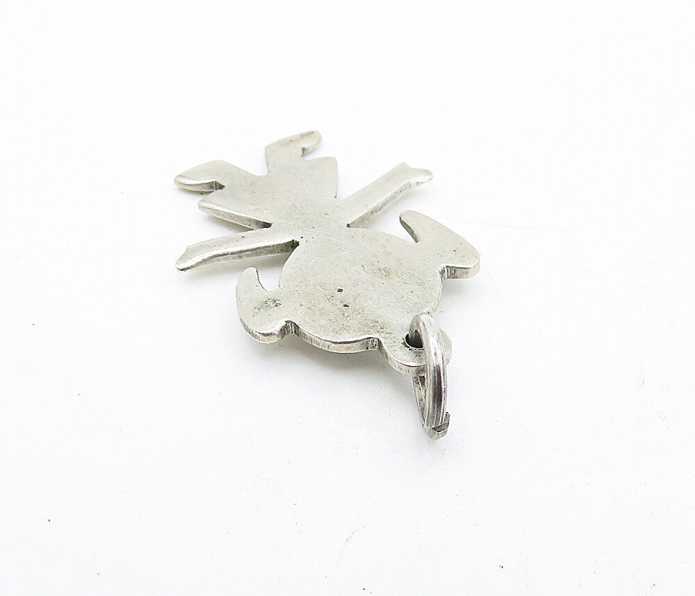 MEXICO 925 Sterling Silver  Vintage Little Girl Silhouette Pendant  PT3812