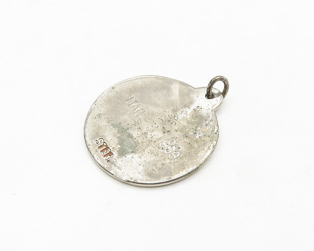 925 Sterling Silver  Vintage Apollo IX Spacecraft 1969 Pendant  PT15512