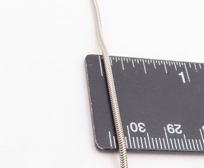 925 Sterling Silver Vintage Necklace ZINA Minimalist Love Heart Chain  NE4784
