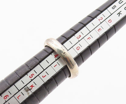 925 Sterling Silver Vintage Ring BUCCELLATI Antique Pebble Band  Sz 3.5  RG36405