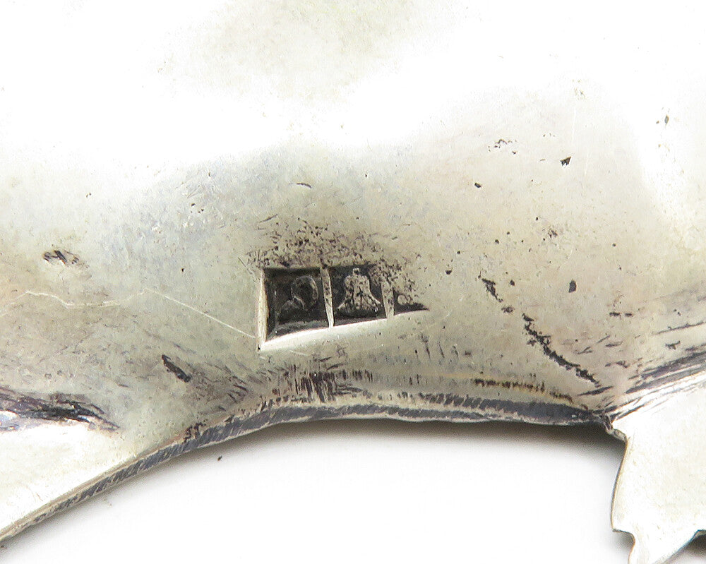 EUROPEAN 925 Sterling Silver Vintage Antique Fish Motif Trinket Dish TR2527