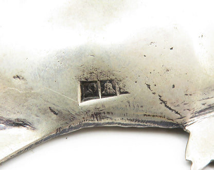 EUROPEAN 925 Sterling Silver Vintage Antique Fish Motif Trinket Dish TR2527