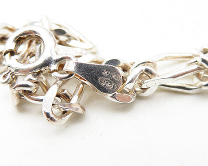 925 Sterling Silver  Shiny Polished Petite Curb Link Chain Bracelet  BT4516