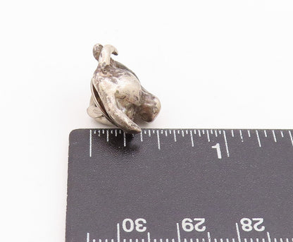 925 Sterling Silver Vintage Pin Dark Tone Staffordshire Bull Terrier TR3993