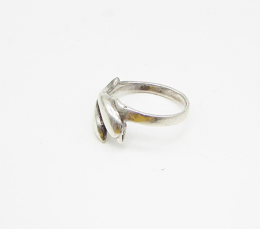 925 Sterling Silver  Vintage Jumping Dolphins Band Ring Sz 7  RG3356