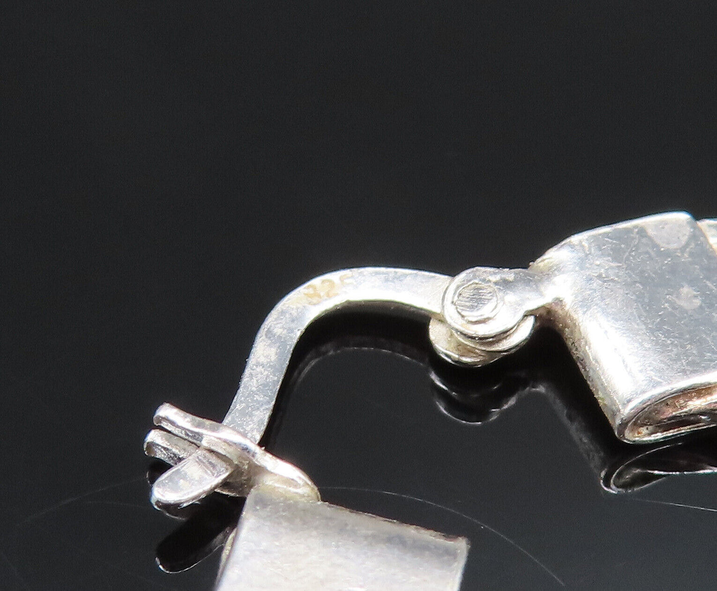 925 Sterling Silver  Vintage Graduated Twisted Multi Hoop Earrings  EG11913