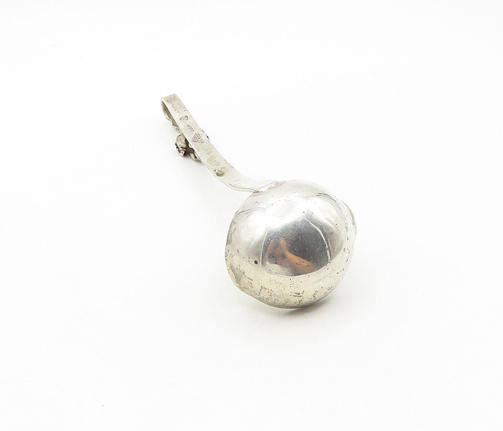 MEXICO 925 Sterling Silver  Vintage Grape Vine Detail Soup Spoon  TR1564