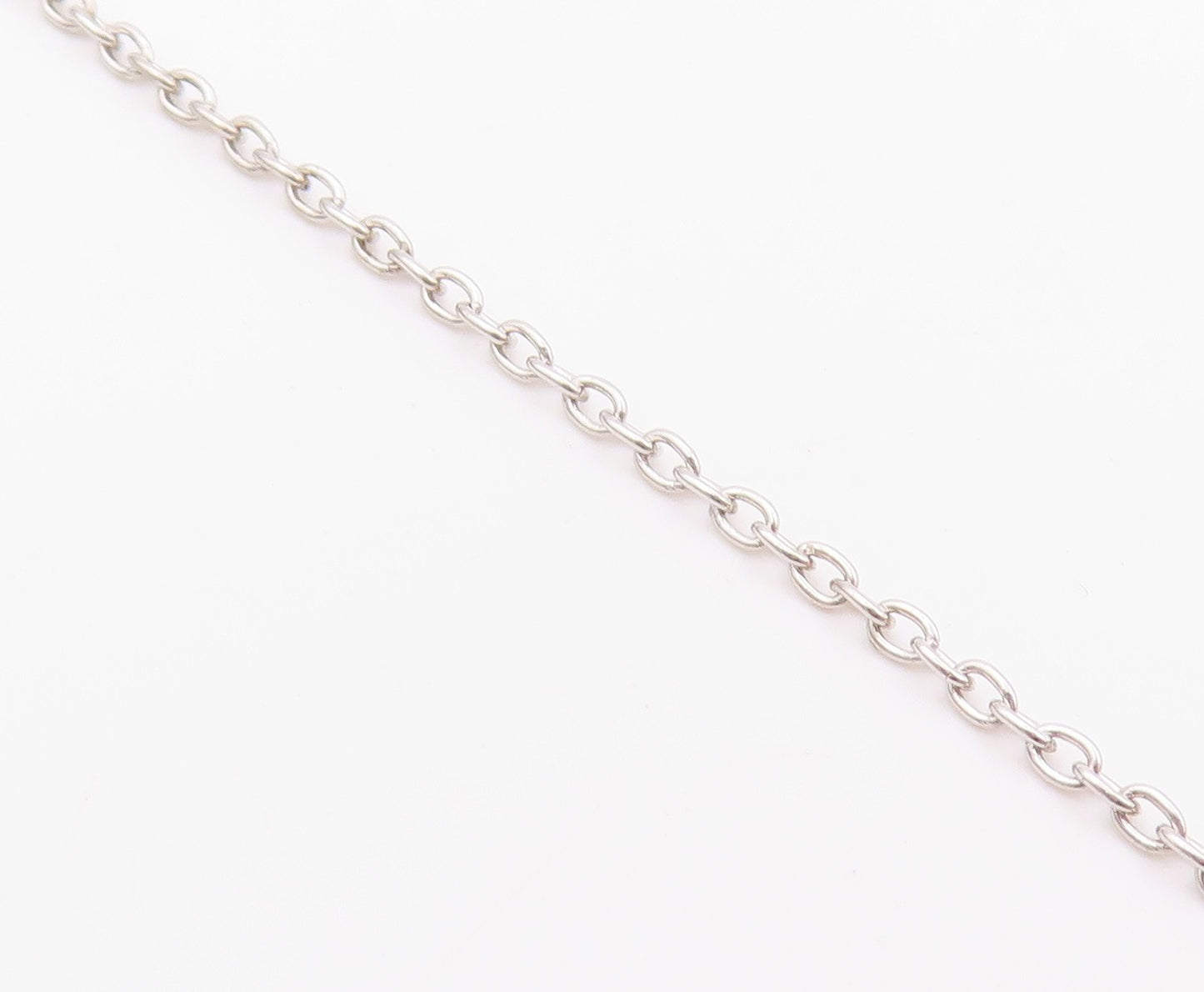 925 Sterling Silver Vintage Necklace Minimalist Diamonds & Tanzanite  NE4513