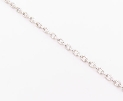 925 Sterling Silver Vintage Necklace Minimalist Diamonds & Tanzanite  NE4513