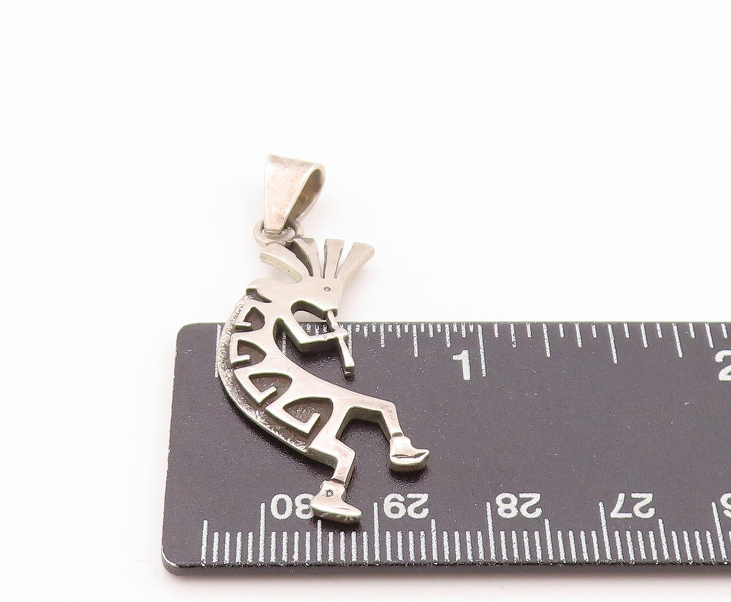 925 Sterling Silver Vintage Pendant Kokopelli Humpbacked Flute Player PT24128