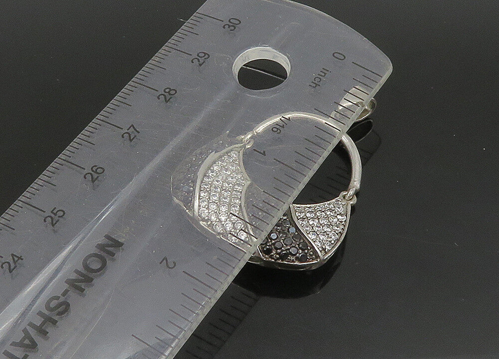 925 Sterling Silver  Vintage Cubic Zirconia & Spinel Purse Pendant  PT19395