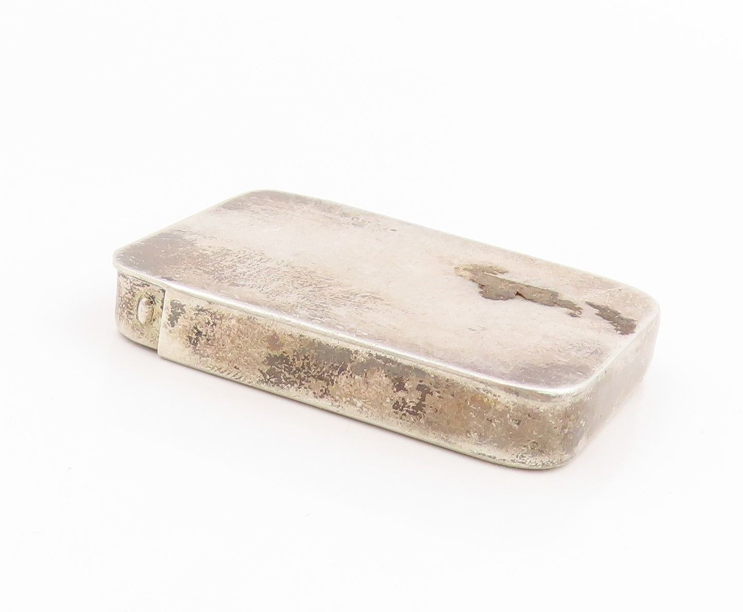 925 Sterling Silver Vintage Match Safe R. BLACKINGTON Vesta Case OPENS  TR4245