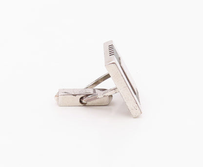 SWANK 925 Sterling Silver  Vintage Antique Shiny Square Cufflinks  TR2832