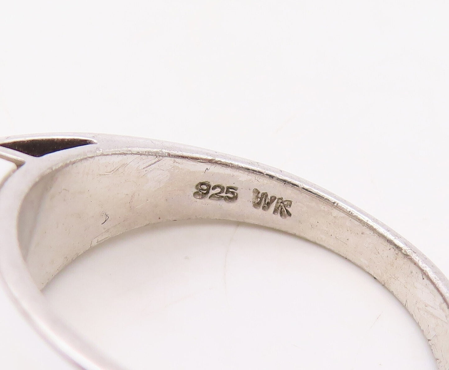 925 Sterling Silver Vintage Ring WHITNEY KELLY Designer Gemstone  Sz 8  RG31058