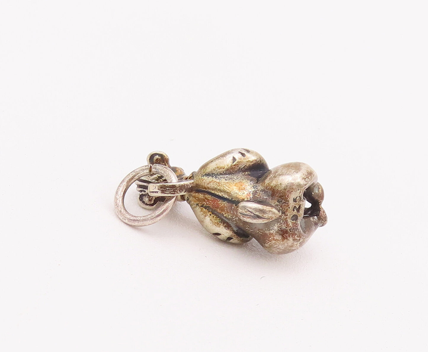 925 Sterling Silver Vintage Pendant DISNEY Carved Goofy From Micky Mouse PT22782