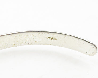 925 LA Sterling Silver  Vintage Believe In Dreams Quote Cuff Bracelet  BT7859