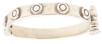 UNO DE 5O 925 Silver Vintage Screw Hinge Nut Bolt Design Bracelet  BT9891