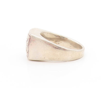 925 Sterling Silver Vintage Ring Tribal Spirit Birds Sz 7 RG33613