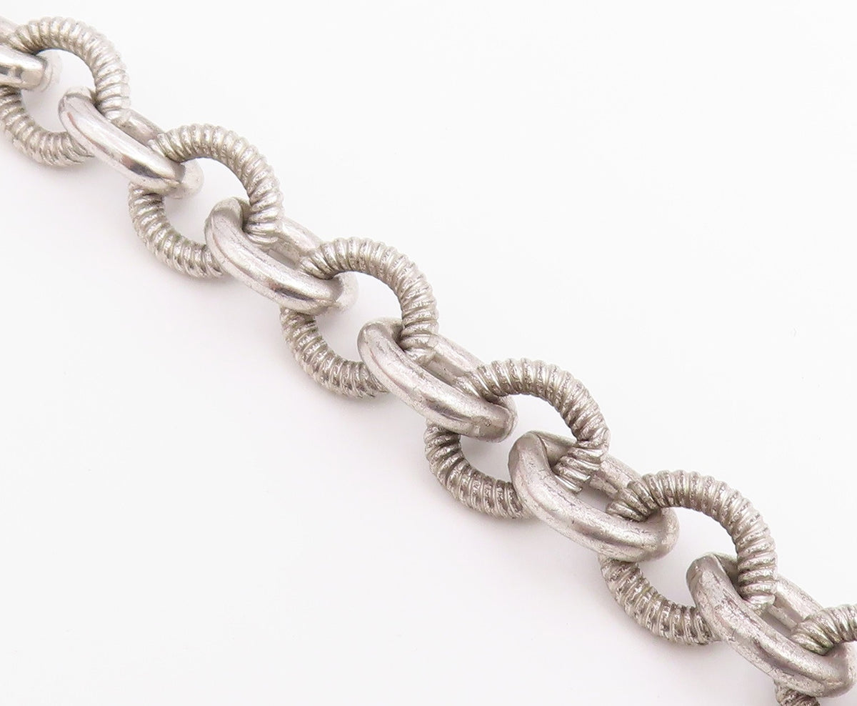 925 Sterling Silver Vintage Bracelet JUDITH RIPKA Amethyst Cable Chain  BT12214