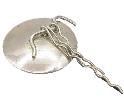 SUSAN CUMMINGS 925 Sterling Silver  Vintage Shiny Modernist Brooch Pin  BP8342