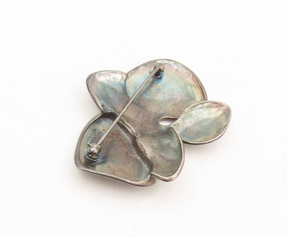 925 Sterling Silver Vintage Brooch Pin CUMMINGS Solid Strawberries BP10595