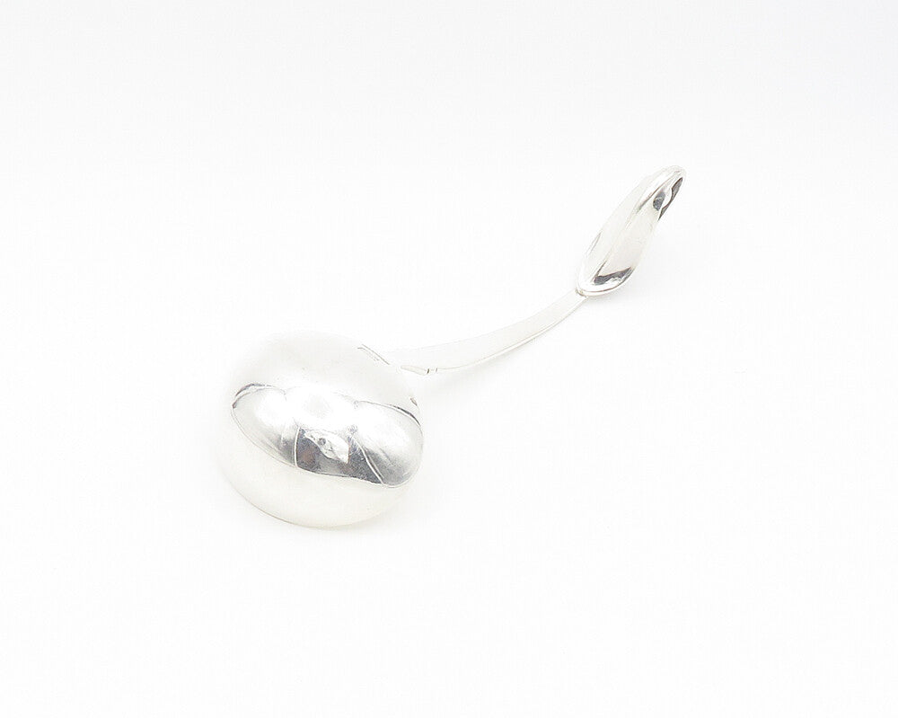 W&S SORENSEN DENMARK 925 Silver  Vintage Shiny Swirl Ladle Spoon  TR2574