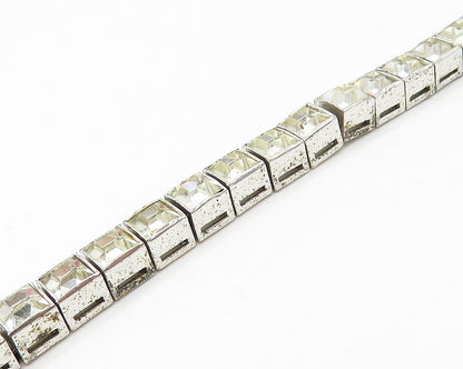 DORSON'S 925 Sterling Silver  Vintage Cubic Zirconia Tennis Bracelet  BT6695
