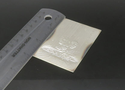 925 Sterling Silver  Vintage Shiny Star Trek Collection Card  TR3088