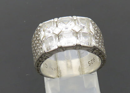 DANI 925 Sterling Silver  Vintage Cubic Zirconia Band Ring Sz 6.5  RG21170