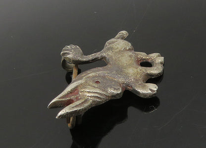 925 Sterling Silver  Vintage Antique Dark Tone Baby Donkey Brooch Pin  BP8658
