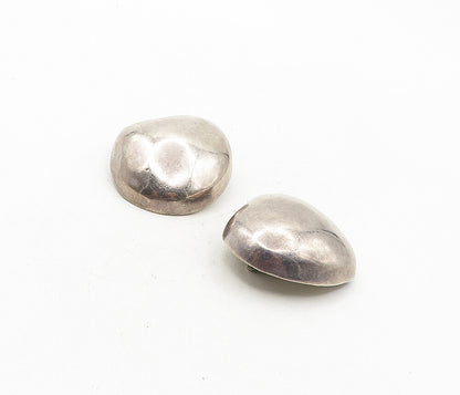 LOS BALLESTEROS 925 Sterling Silver  Vintage Hollow Non Pierce Earrings EG4931