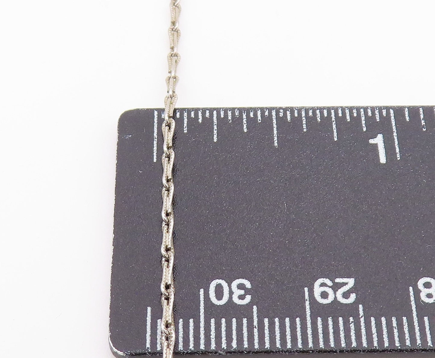 925 Silver  Vintage Dainty Cubic Zirconia Open Love Heart Necklace  NE3949