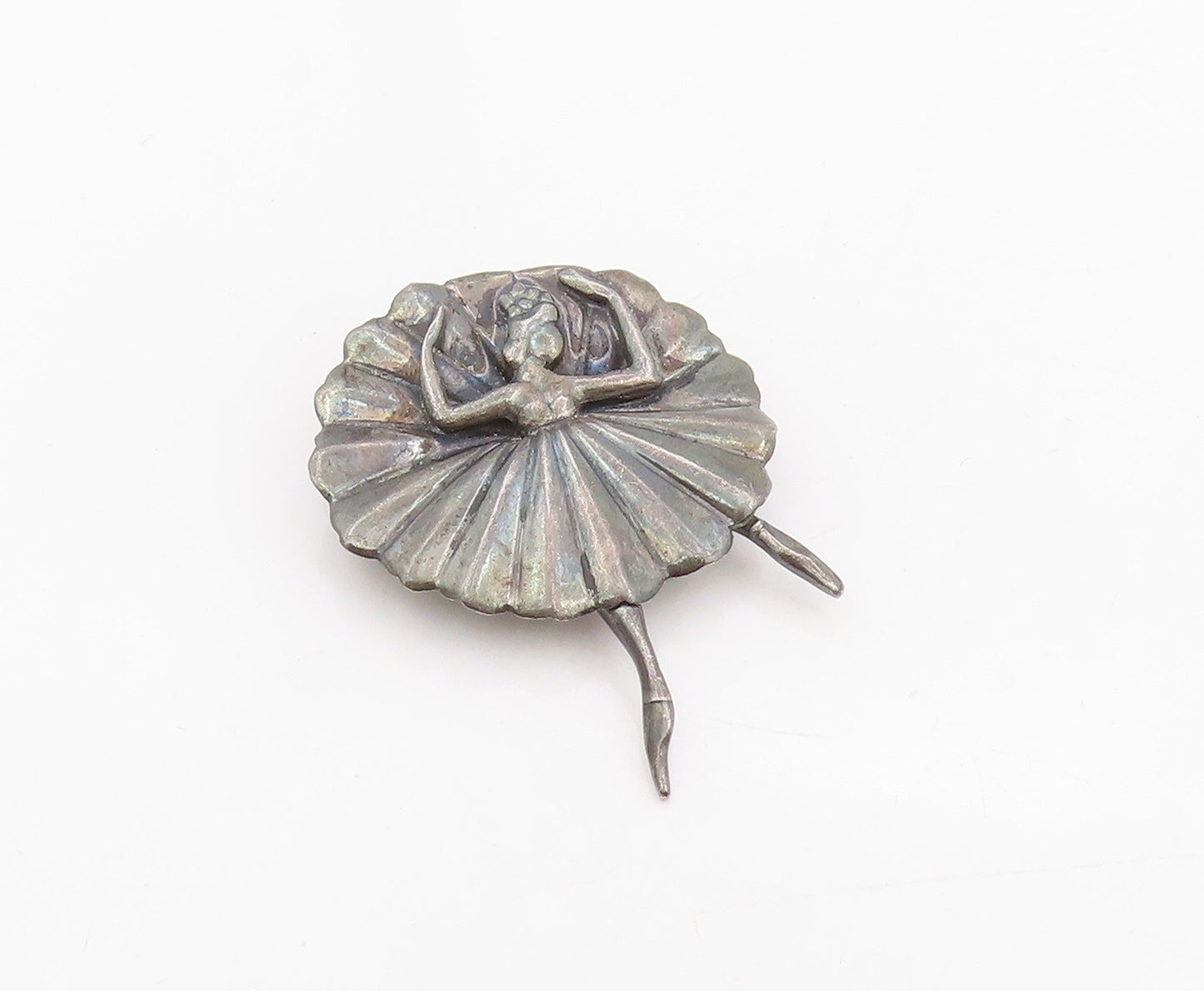 925 Sterling Silver Vintage Brooch MARGOT DE TAXCO Ballerina Dancer Pin  BP12072