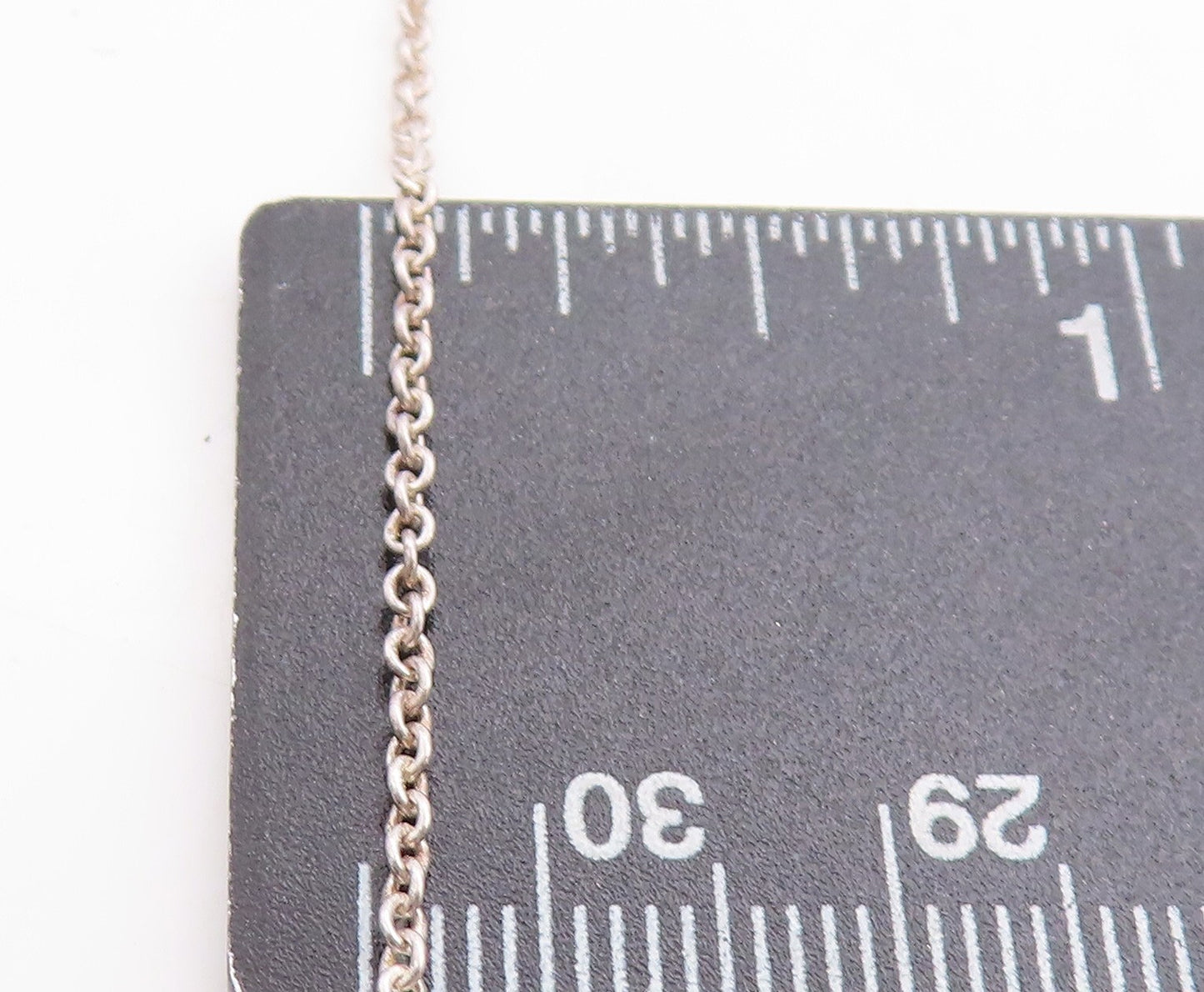 925 Sterling Silver  Cabochon Cut Amber Shiny Knot Chain Necklace  NE1257