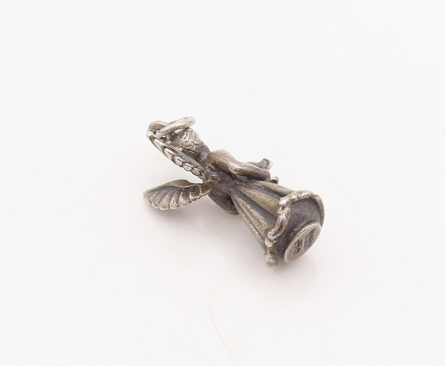 925 Sterling Silver Vintage Pendant HAYWARD April Fairy Angel Charm  PT23637