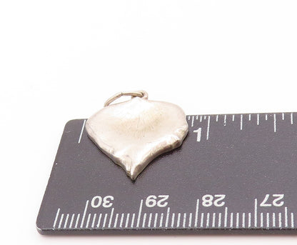 925 Sterling Silver Vintage Pendant TIFFANY & CO. Lancôme Leaf Cutout  PT24140