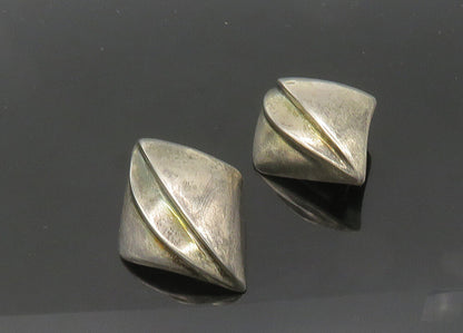 BAYANIHAN 925 Silver & 14K GOLD  Vintage Modernist Drop Earrings  EG10582