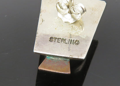 EUROPEAN 925 Sterling Silver  Vintage Turquoise Lot Single Earrings  EG11381