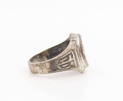 925 Sterling Silver Vintage Ring REED & CO Isaac Bildersee Band  Sz 7.5  RG34760