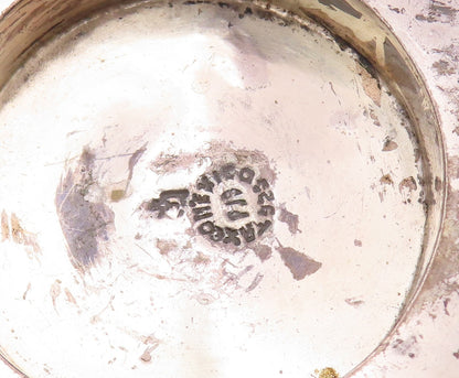 925 Sterling Silver Vintage Pendant MEXICO Carved Onyx Mayan Tribal Face PT25733