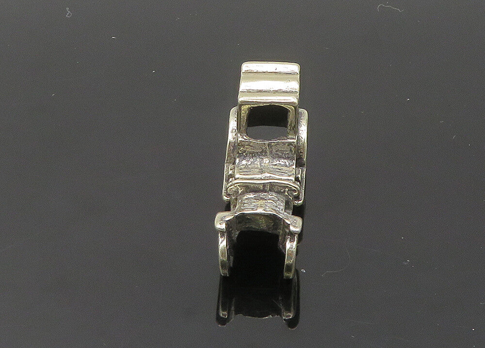 925 Sterling Silver  Vintage Shiny Old Fashioned Car Trinket  TR2806