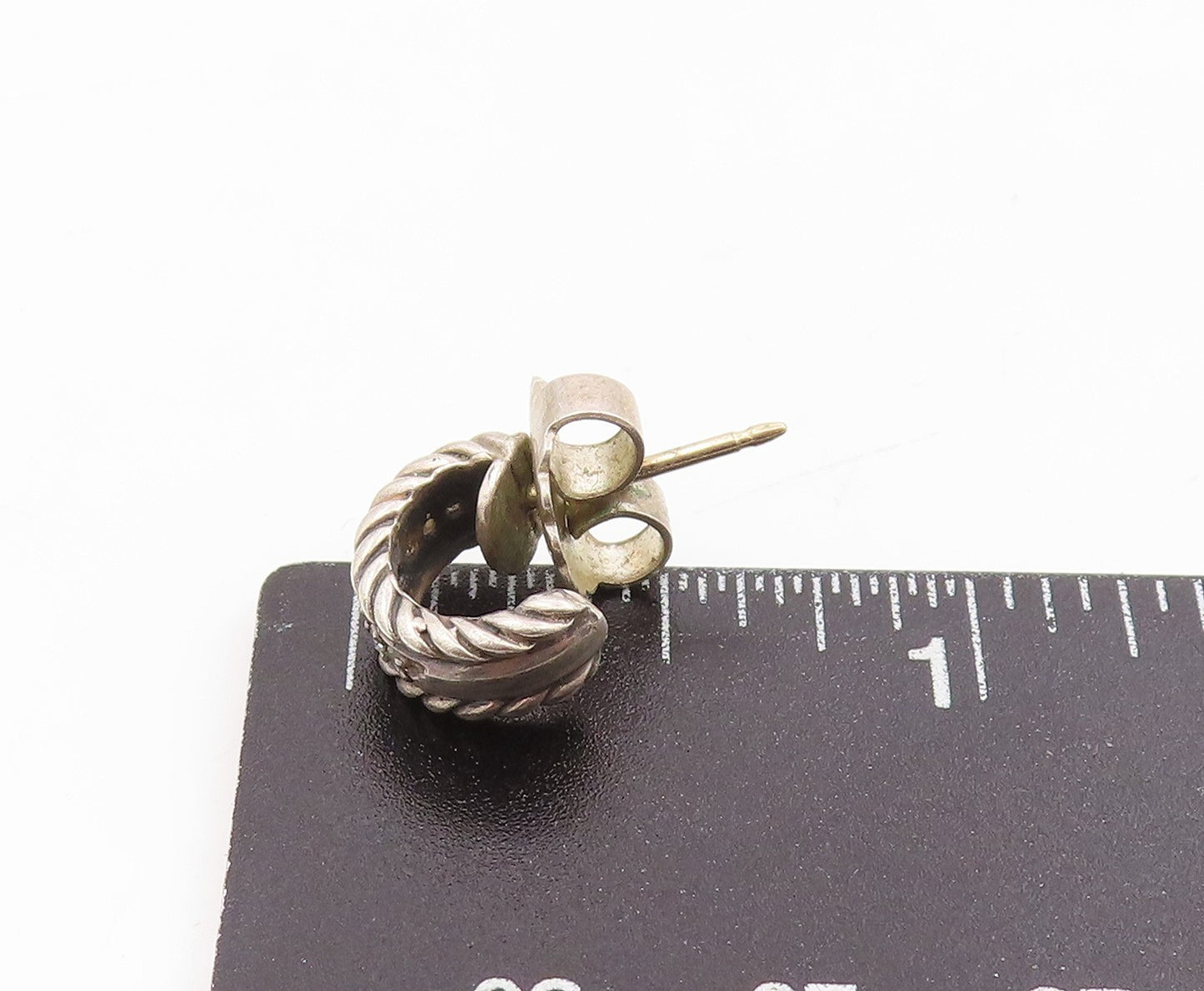925 Sterling Silver Vintage Earrings DAVID YURMAN Gemstone Single Lot  EG14305