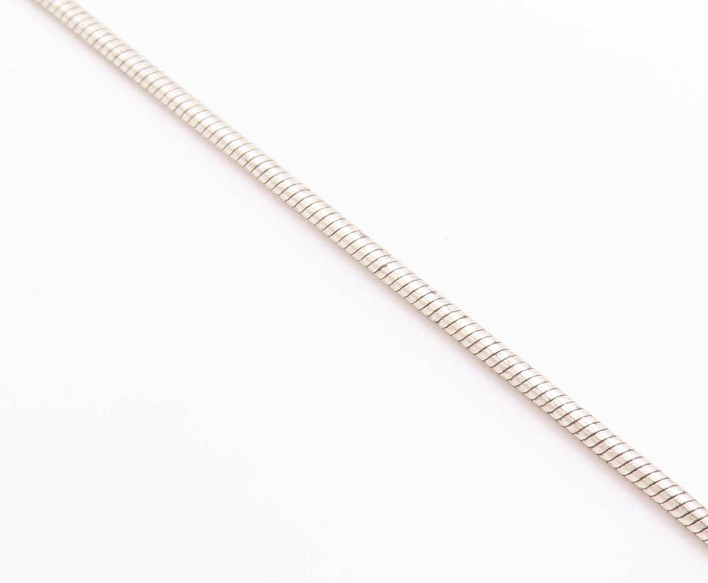 925 Sterling Silver Vintage Necklace Multi Stone Amber Classic Link Chain NE4630