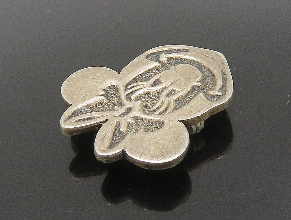 DISNEY 925 Sterling Silver  Vintage Minnie Mouse Face Brooch Pin  BP9272