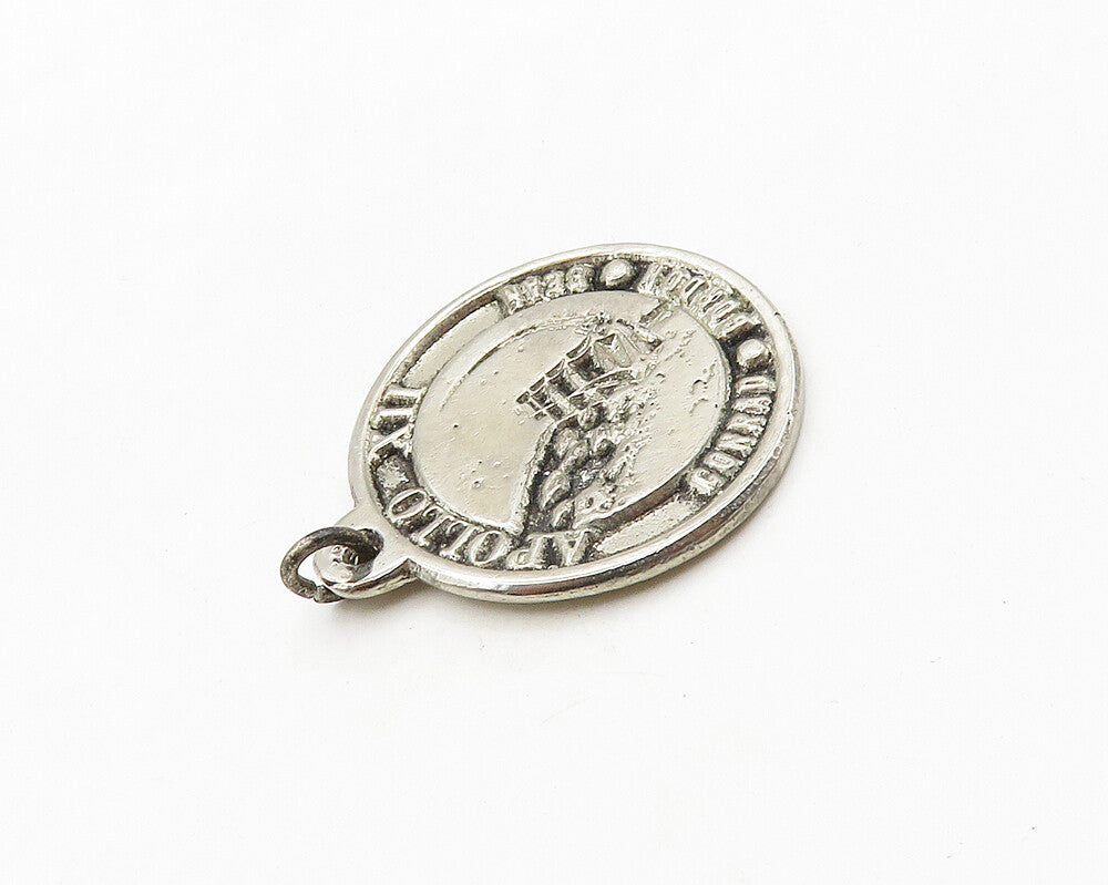 925 Sterling Silver  Vintage Apollo XII Spacecraft 1969 Pendant  PT15510