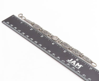 925 Sterling Silver Vintage Bracelet St. John's College Brooklyn Alumni  BT11475