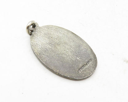 925 Sterling Silver  Vintage Virginia Beach Garden Club Council Pendant PT7672